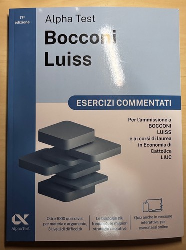 Alpha test bocconi luiss - test, kit